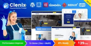 Clenix Cleaning Services Theme 3.1.0