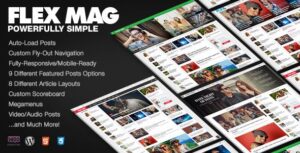 Flex Mag 3.3.0 – Responsive News Theme