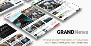Grand News Magazine Newspaper Theme 3.4.4