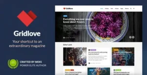 Gridlove News Portal and Magazine Theme 2.1.2