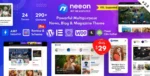 Neeon WordPress News Magazine Theme 3.1.1