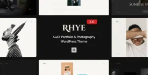Rhye AJAX Portfolio WordPress Theme 4.2.3