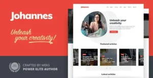 Johannes Personal Blog Theme 1.4.1